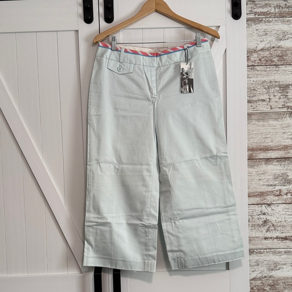 NWT - Express Correspondent Crop in Cotton Sateen